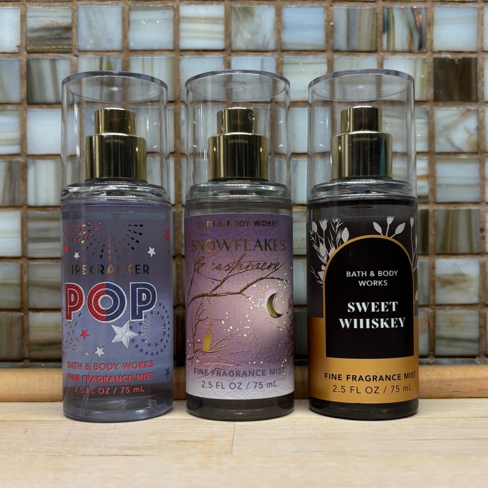 Bath & Body Works Fragrance Mist Trio